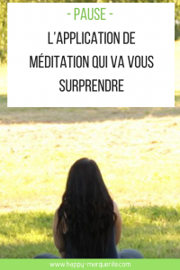 Meditation avec pause ou petit bambou